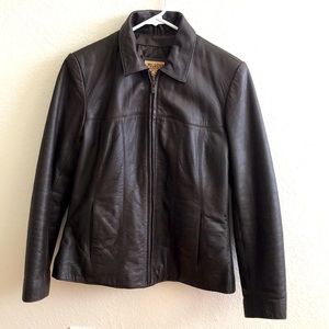 Wilson’s Leather dark brown jacket